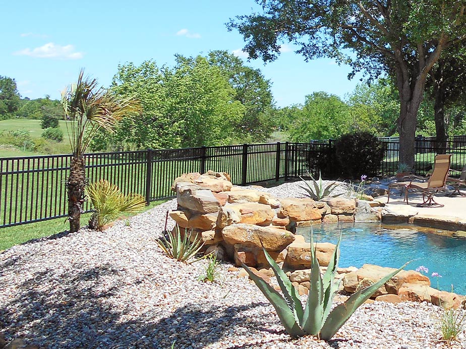 Aluminum pool fencing in Stafford Texas