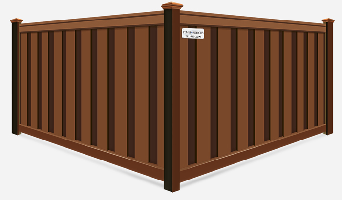 Saddle Trex composite fence contractor in Stafford Texas