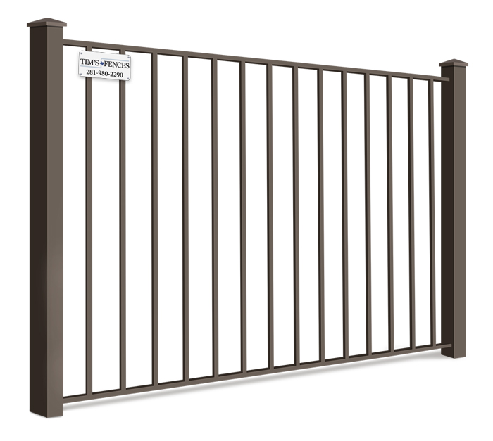 Aluminum fence features popular with Stafford Texas homeowners