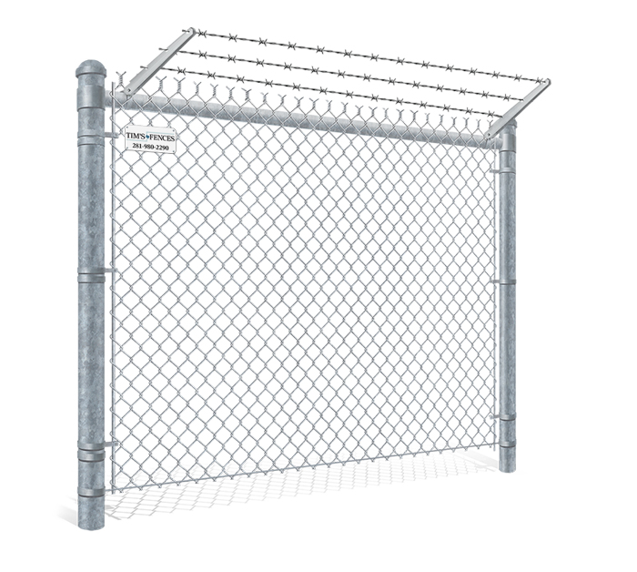Commercial Chain Link fence features popular with Stafford Texas homeowners