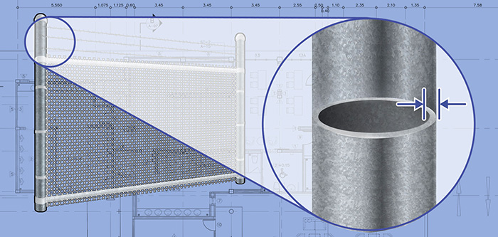 Stafford Texas Commercial Chain Link fence Posts installation company