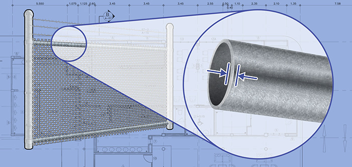 Stafford Texas Commercial Chain Link fence Rails installation company