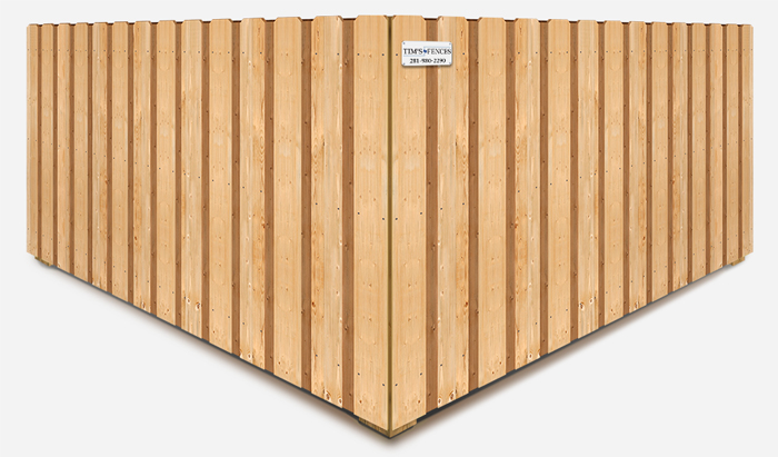 Board on board privacy wood fence company in Stafford Texas