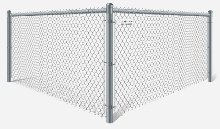 Galvanized chain link fence contractor in Stafford Texas