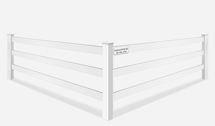 Vinyl farm fence company Stafford Texas