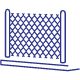 Chain-Link Fence Icon