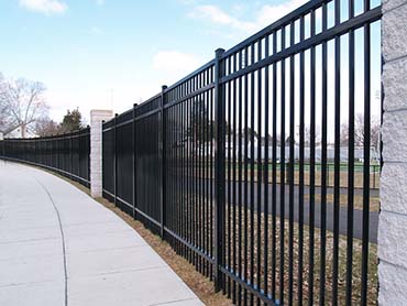 Commercial Aluminum Fence company in Stafford Texas