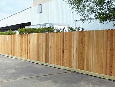 Commercial Wood Fence company in Stafford Texas