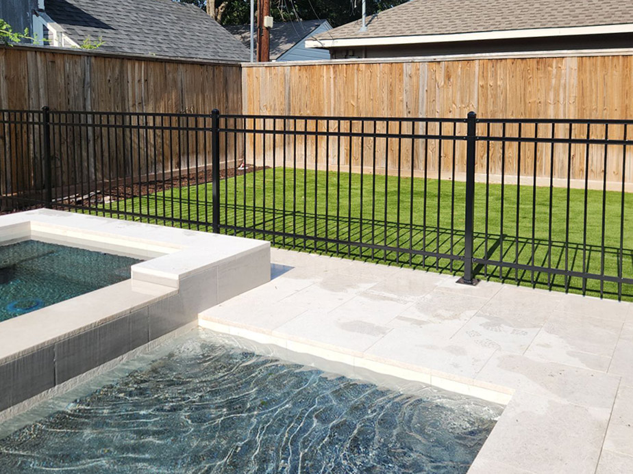 Pool Fence Example in Richmond Texas